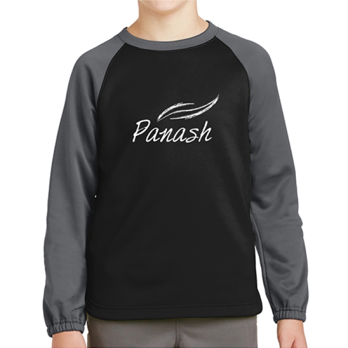 Promotional Sport-Tek Youth Sport-Wick Raglan Colorblock Fleece Crewnecks