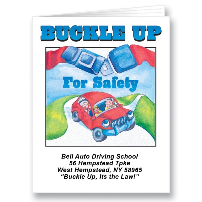 Personalized Buckle Up Coloring Book
