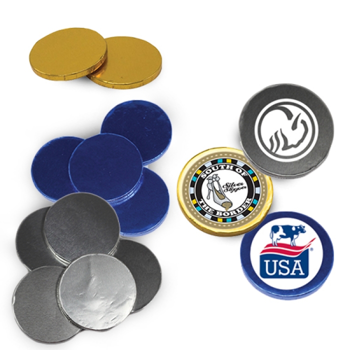 Promotional Foil Wrapped Chocolate Coins