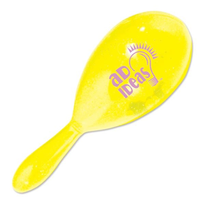 Personalized Maraca - Translucent Yellow