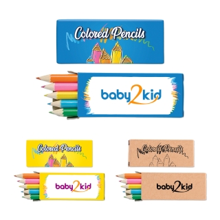 Custom Printed 5 Pack Colored Pencils