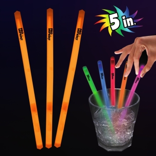 5 Inch Custom Glowing Swizzle Sticks