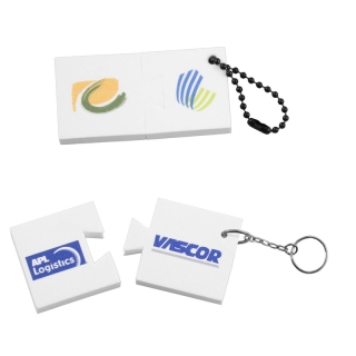 Customized 2 Pc Puzzle Key Tags