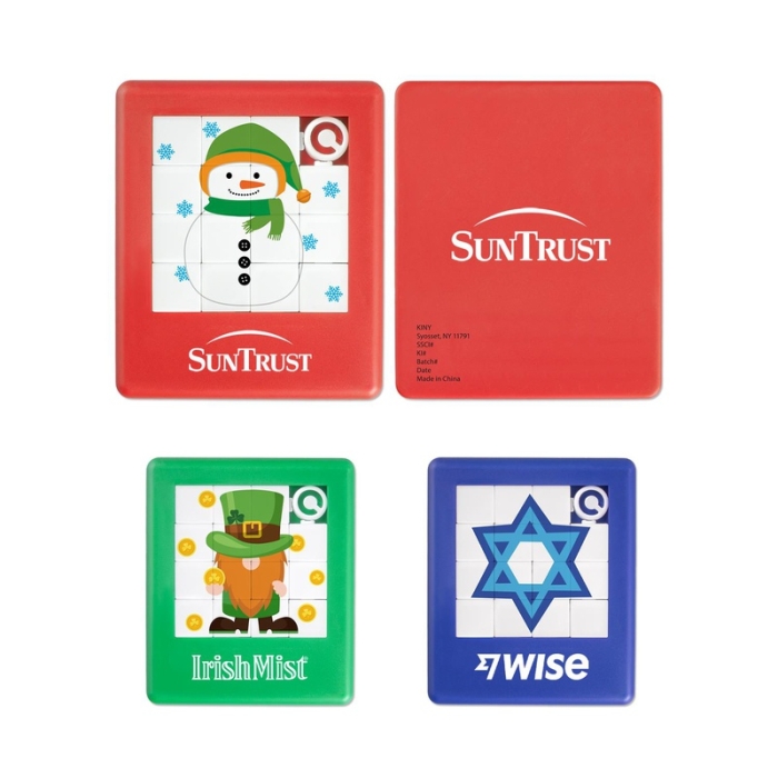 Imprinted Holiday Slide Puzzles