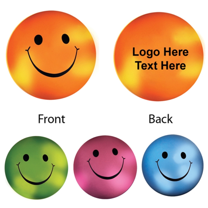 Mood™ Personalized Smiley Face Stress Balls