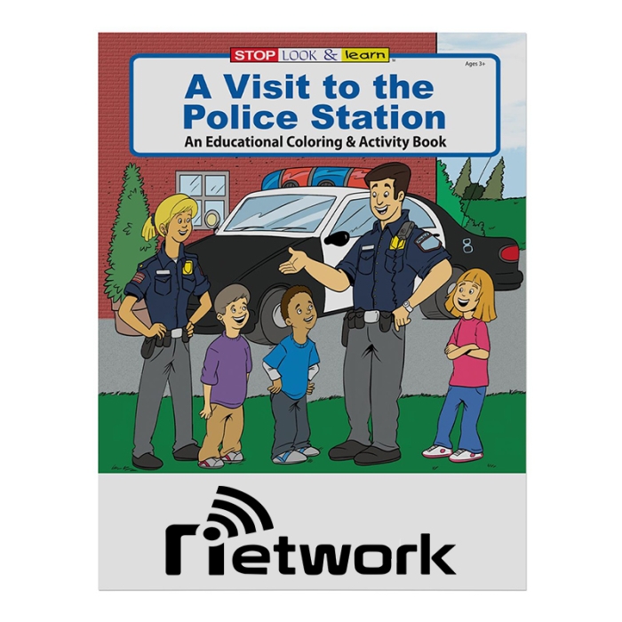 Promotional A Visit To The Police Station Coloring Books