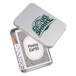 Imprinted Playing Cards and Dice Game Sets