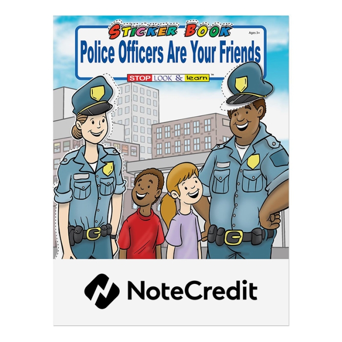 Promotional Police Officers Are Your Friends Stickers Books