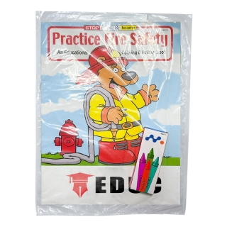 Imprinted Practice Fire Safety Fun Packs