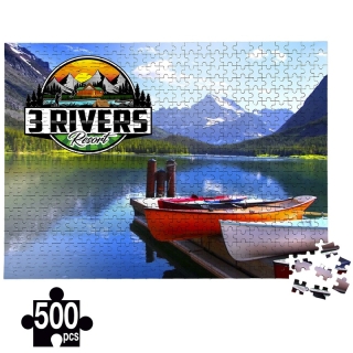 Imprinted Quincy 500 Piece Custom Jigsaw Puzzles