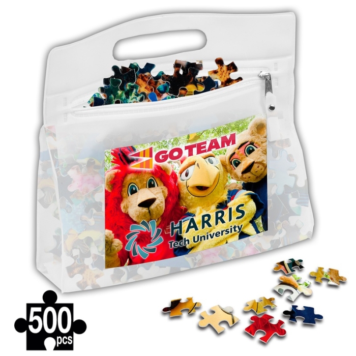 Personalized Quincy 500 Piece Jigsaw Puzzles in Deluxe Storage Pack