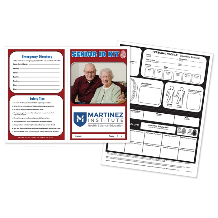 Personalized Senior ID Safety Kits