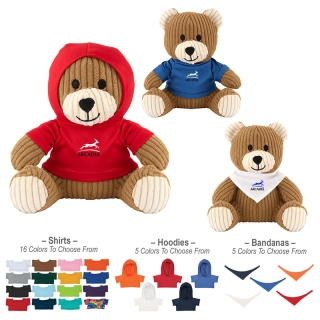 Custom 6 Inch Barry Corduroy Bears