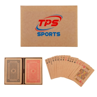 Promotional Jack 2-Pack Kraft Paper Playing Card Sets