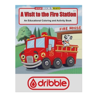 Custom Printed A Visit to the Fire Station Coloring Books