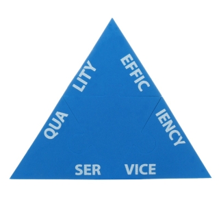 Imprinted Triangle Puzzles