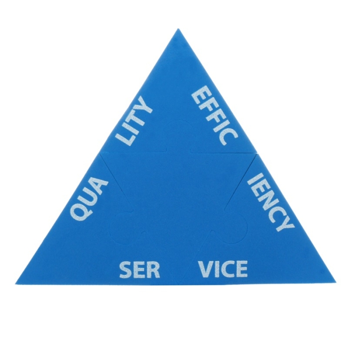 Imprinted Triangle Puzzles