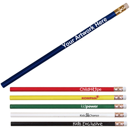 Promotional Thrifty Pencils With White Erasers Pencil With Eraser